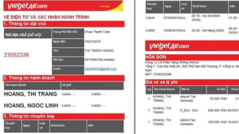 Cách dùng vé máy bay điện tử