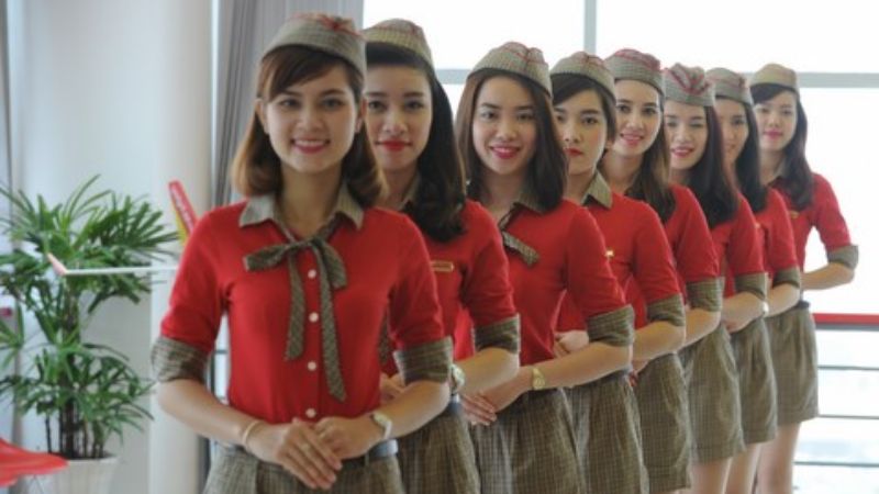 Mức lương trung bình của tiếp viên hàng không ở Việt Nam