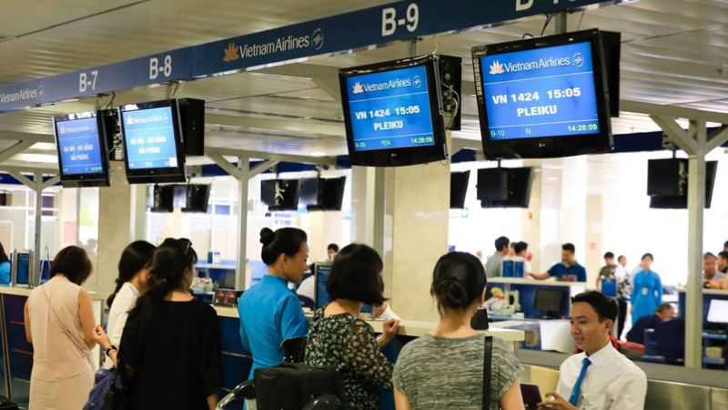 Thời gian check-in trước giờ khởi hành